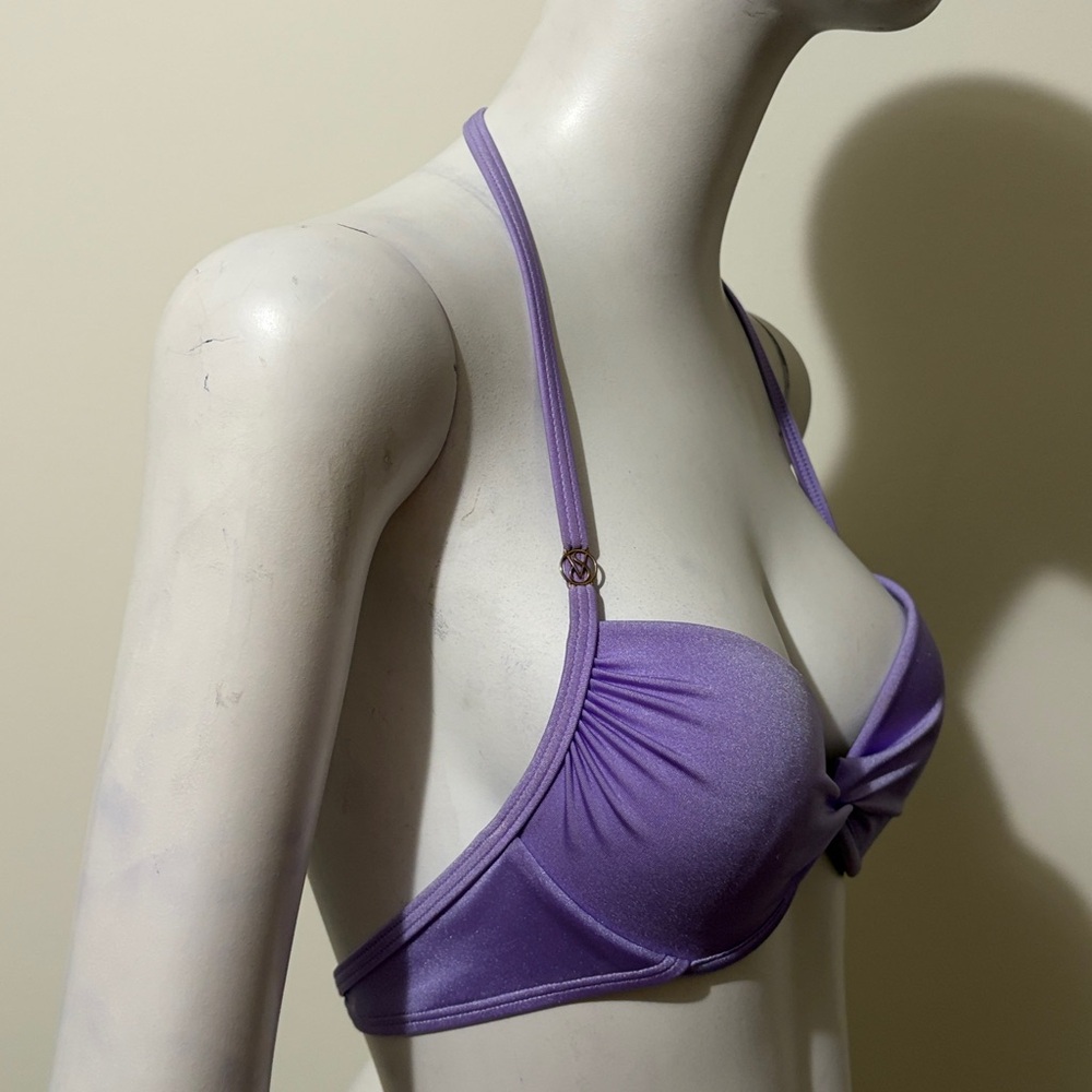 Victoria's Secret Lavender Twist Push Up Bikini Top Size 36A - Picture 4 of 9